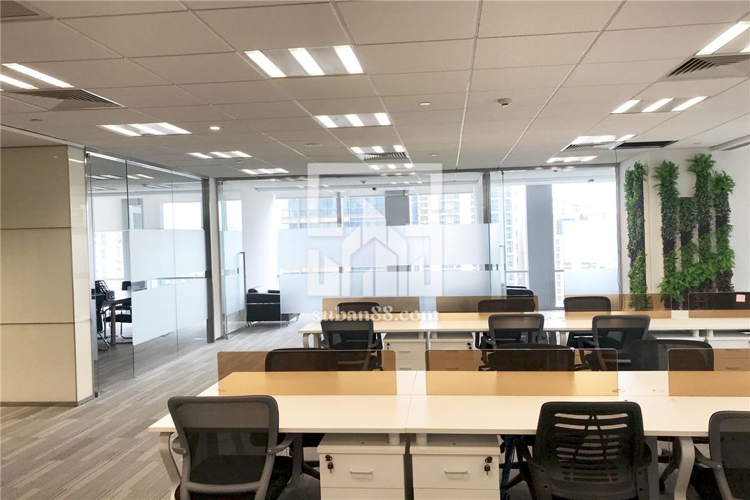 苏悦330平 开发商自装 带全套办公家具-图2