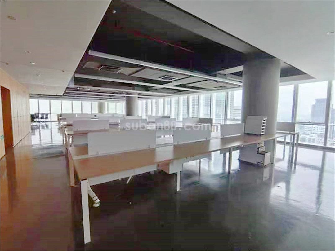 高新区 滨河路地铁 柯利达大厦 精装分割半层出租 部分家具-图1