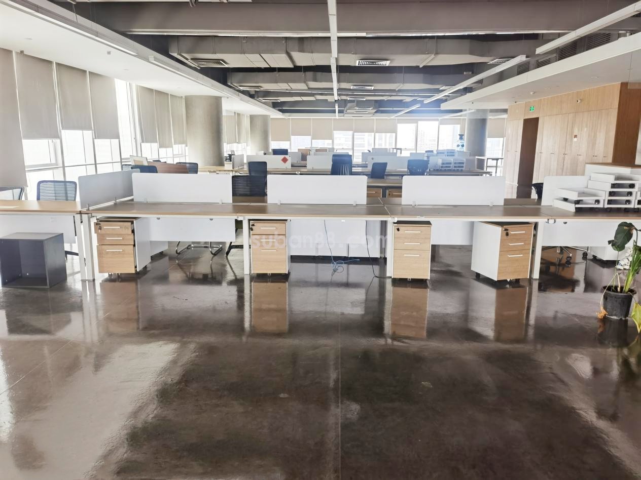 高新区 滨河路地铁 柯利达大厦 精装分割半层出租 部分家具-图3