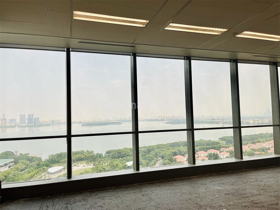 苏州中心东南朝向 湖景办公 户型方正-图3