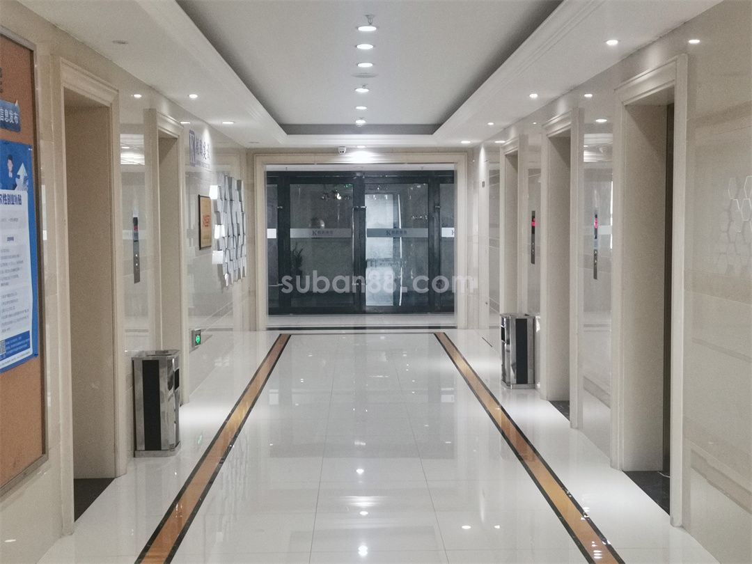 吴中万达广场小半层 正电梯口朝南 一线湖景办公-图5